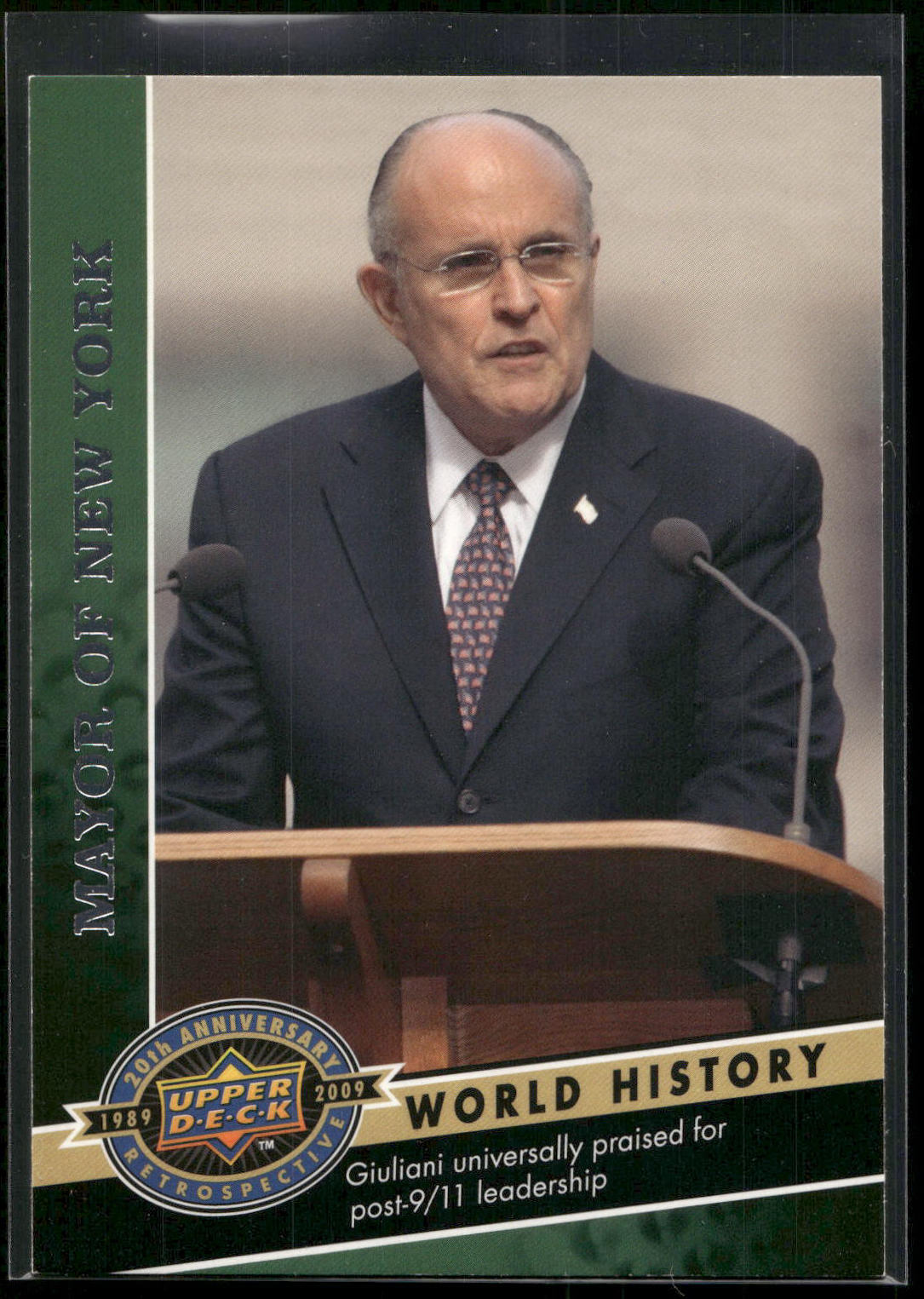 2009 Upper Deck 20th Anniversary #1541 Mayor of New York