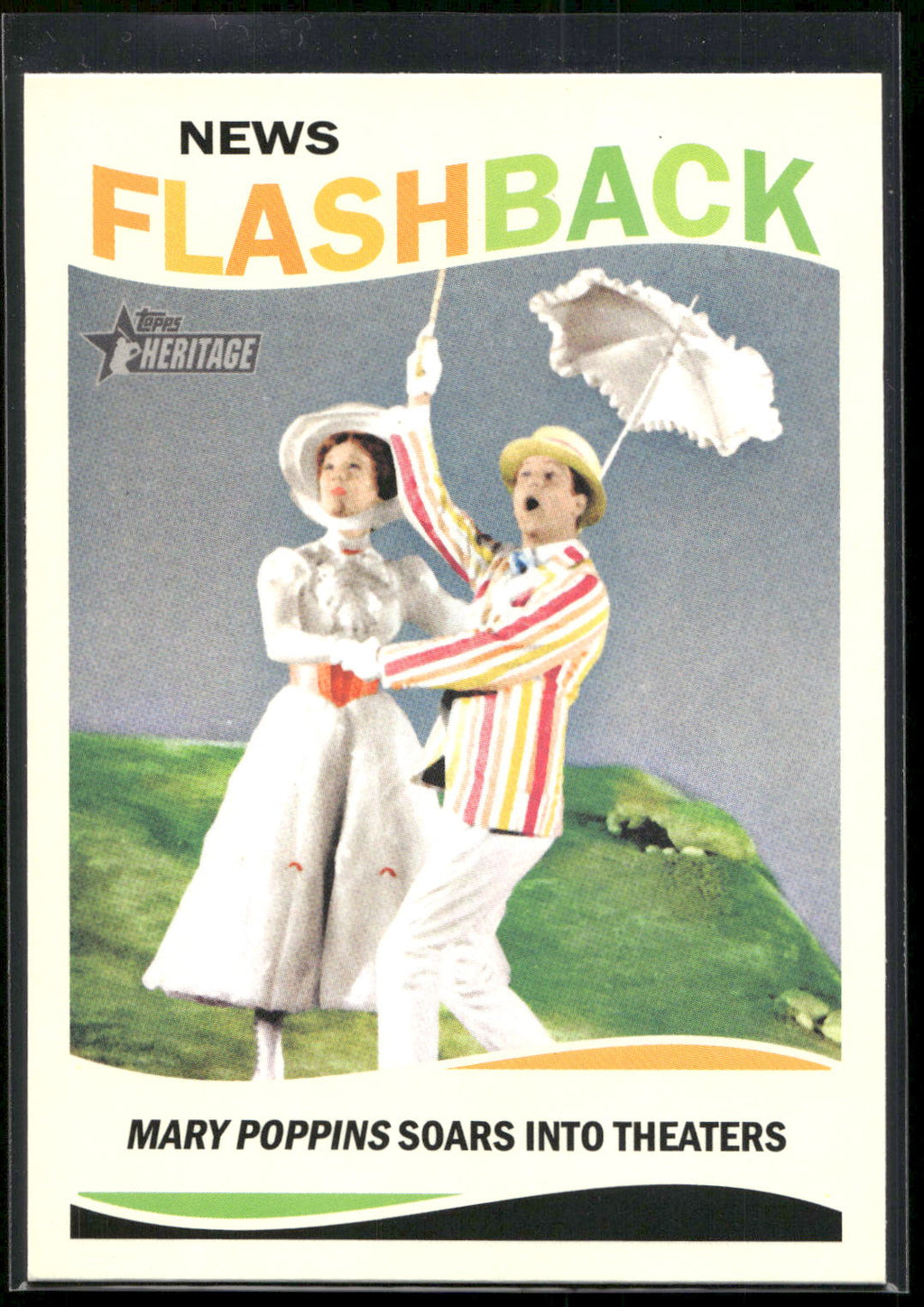 2013 Topps Heritage #NF-MP Mary Poppins Soars Into Theaters News Flashbacks