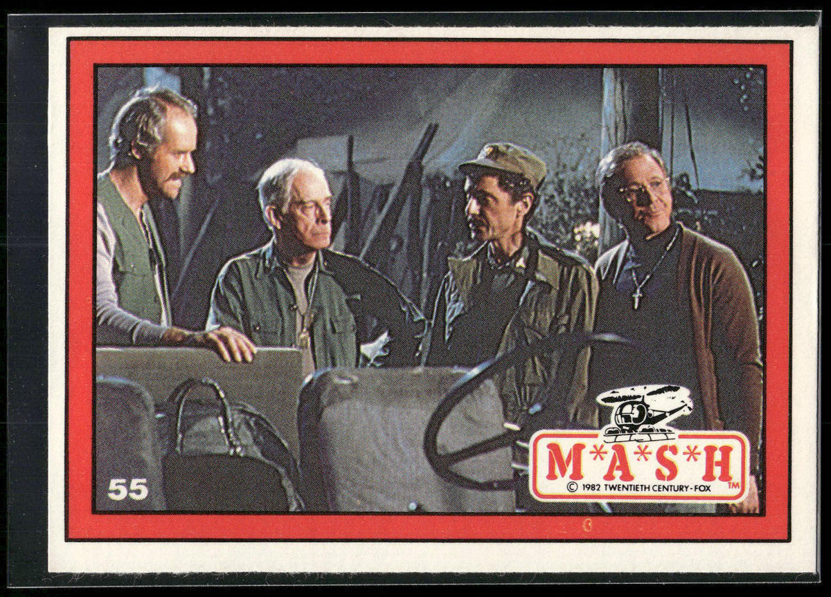 1982 Donruss M*A*S*H #55 Dr. Freedman visits