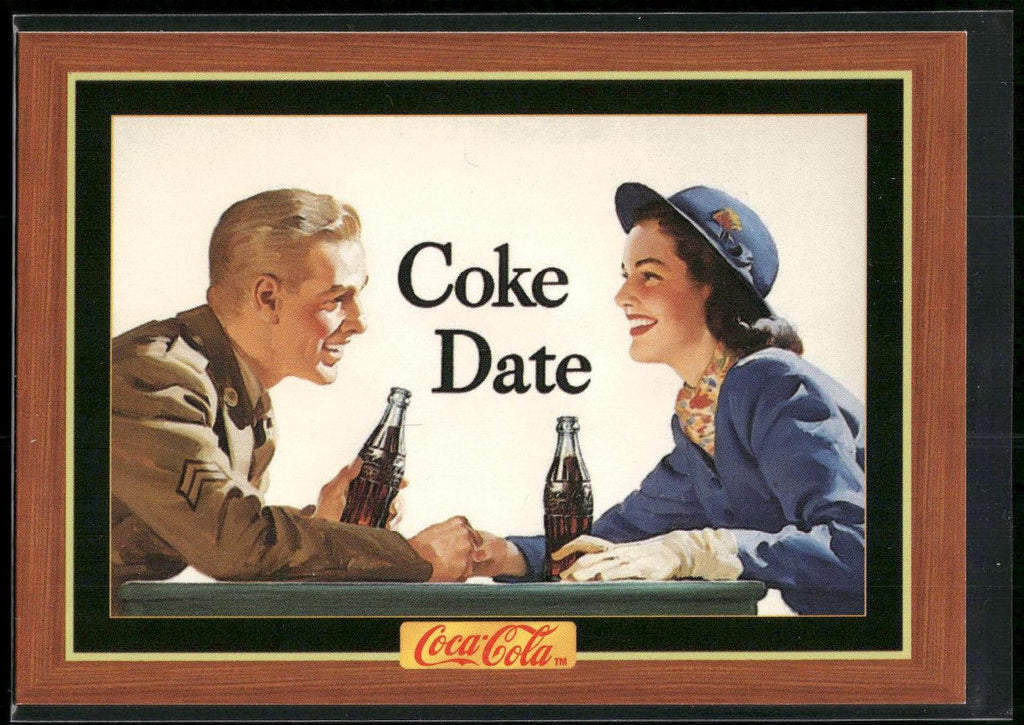 1995 Collect-A-Card Coca-Cola Collection Series 4 #358 Coke Date, Sundblom