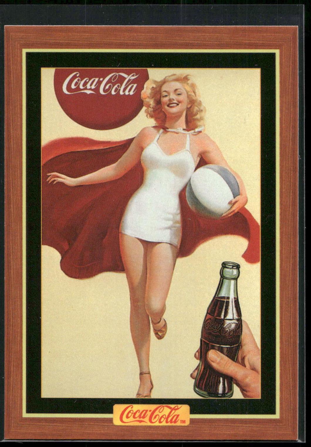 1995 Collect-A-Card Coca-Cola Collection Series 4 #318 Beach ball