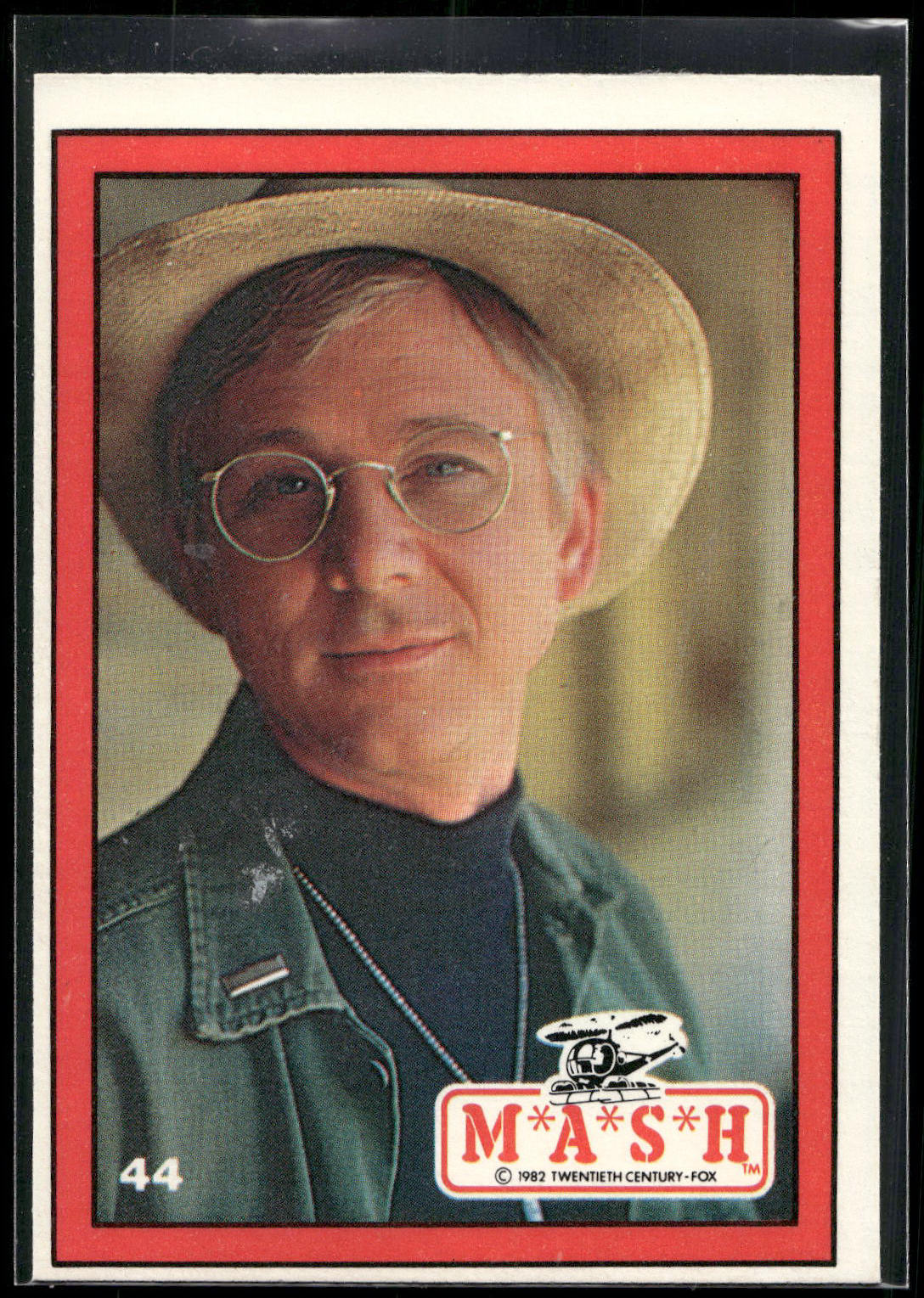 1982 Donruss M*A*S*H #44 First Lieutenant Father John Patrick Francis Mulcahy