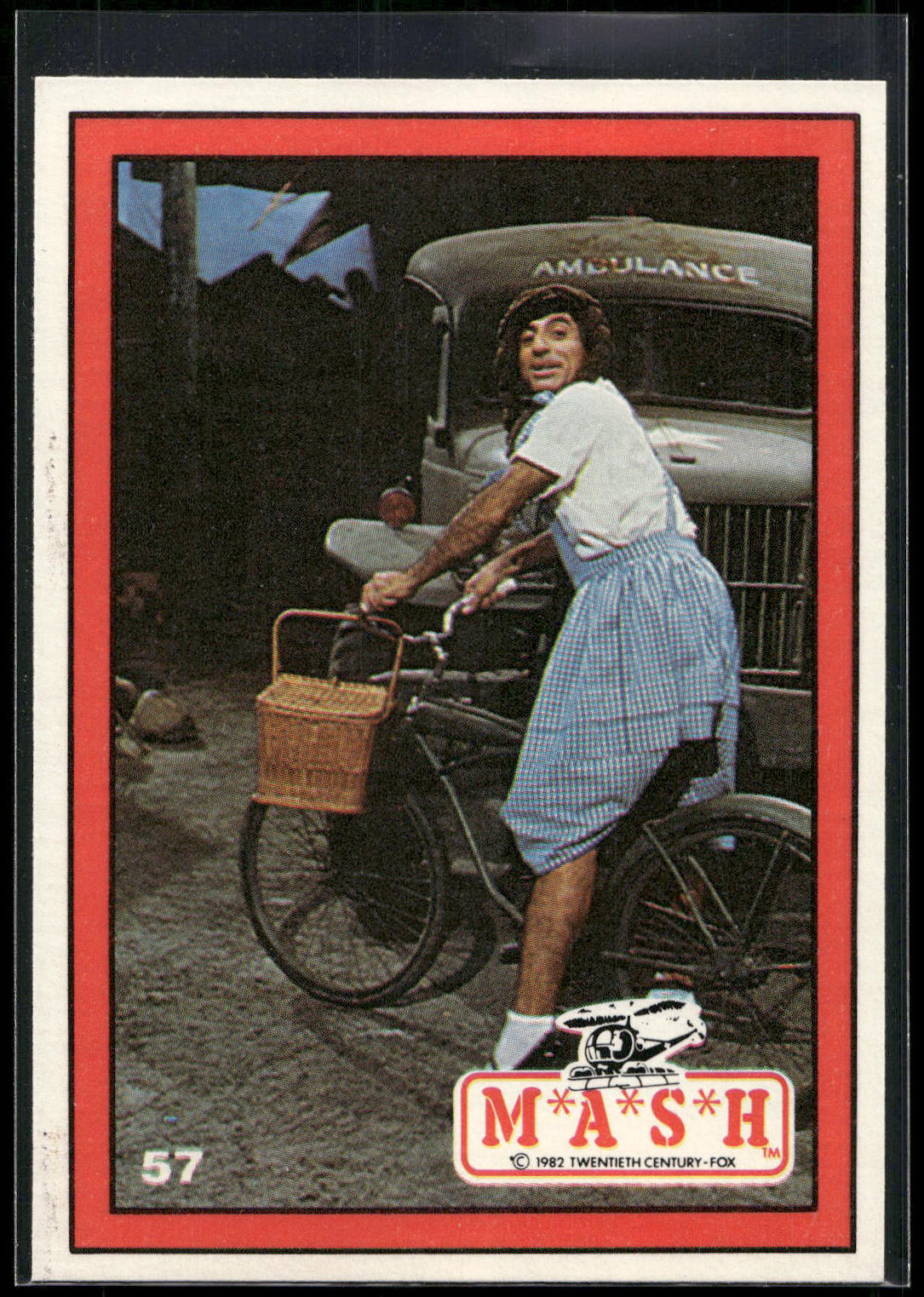 1982 Donruss M*A*S*H #57 Klinger as Dorothy