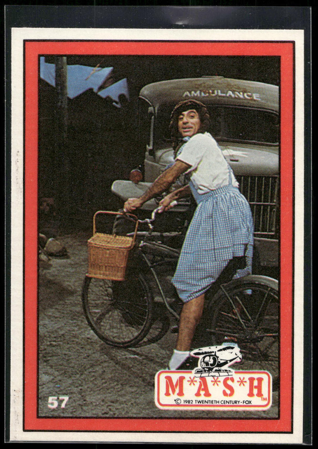 1982 Donruss M*A*S*H #57 Klinger as Dorothy