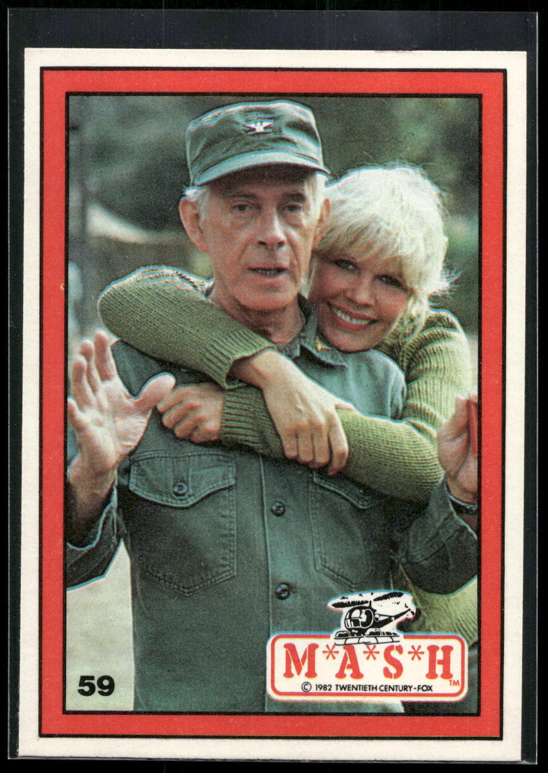 1982 Donruss M*A*S*H #59 Colonel Potter & Margaret