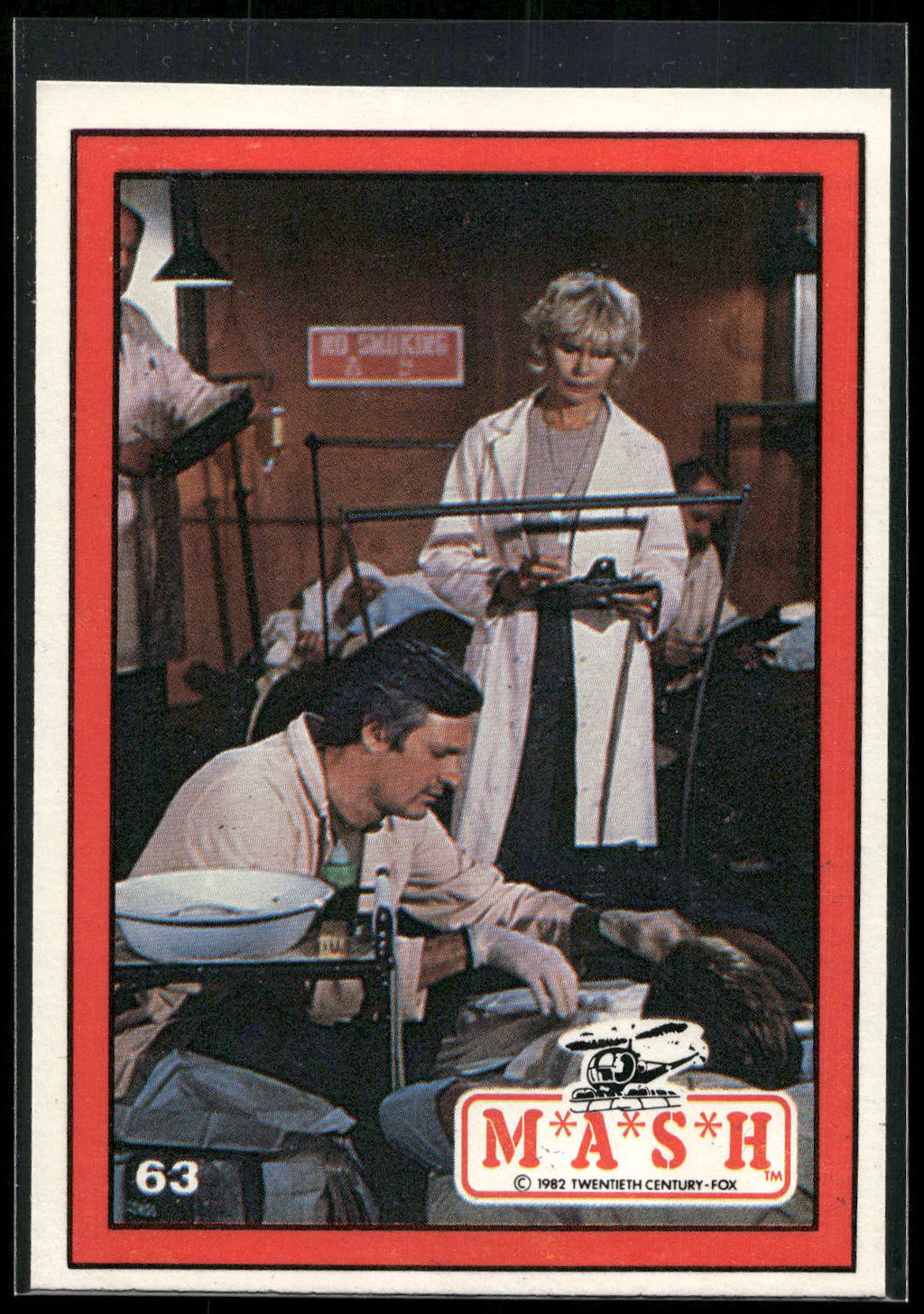 1982 Donruss M*A*S*H #63 Post-op