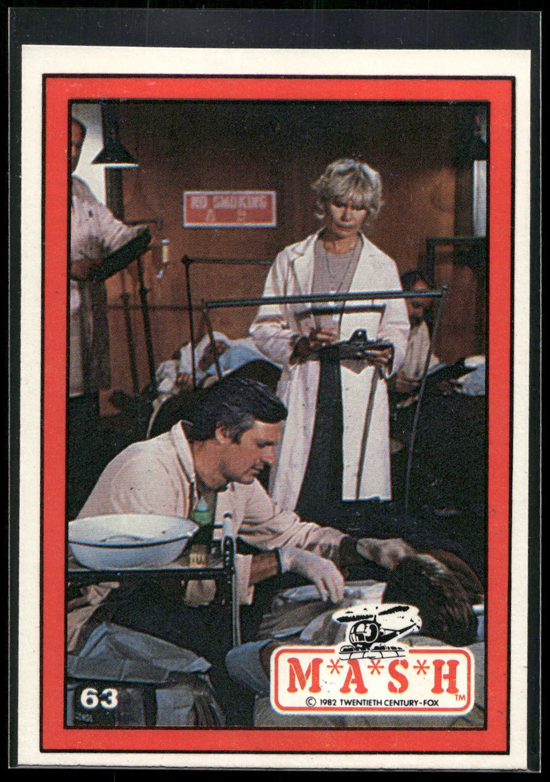 1982 Donruss M*A*S*H #63 Post-op