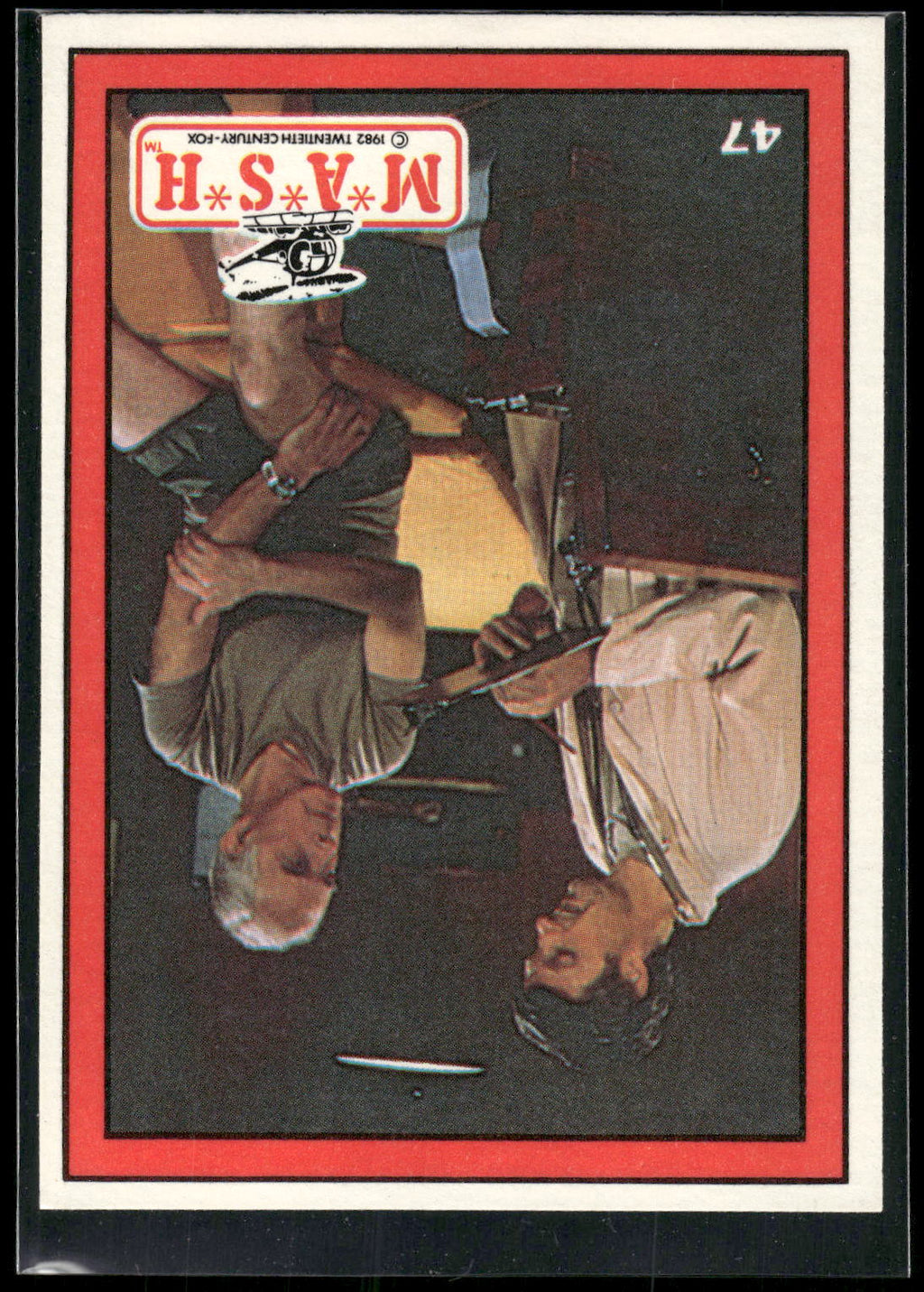 1982 Donruss M*A*S*H #47 Colonel Potter gets a physical