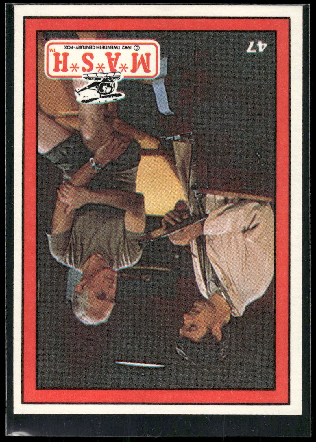 1982 Donruss M*A*S*H #47 Colonel Potter gets a physical