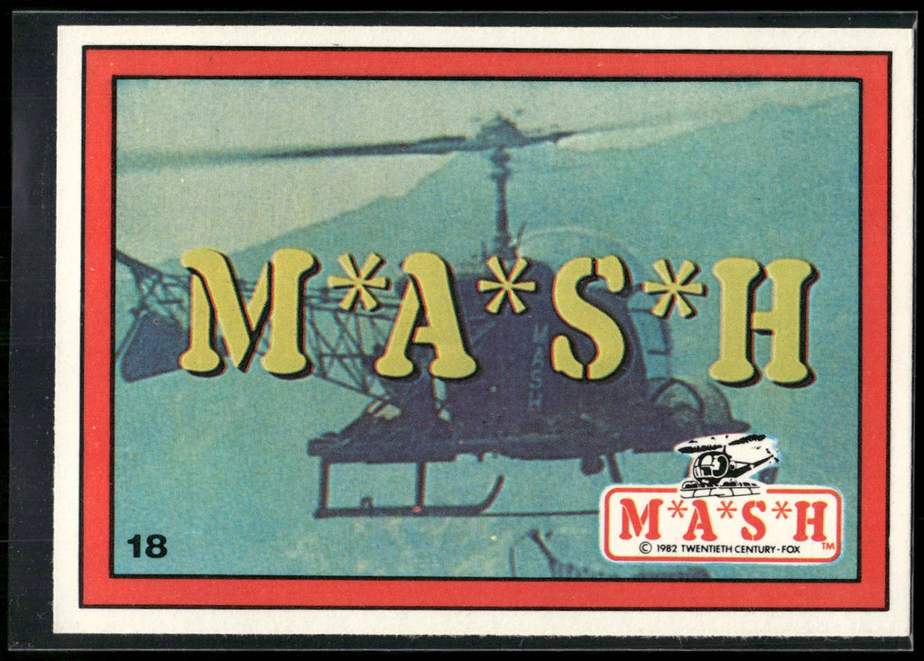 1982 Donruss M*A*S*H #18 Logo