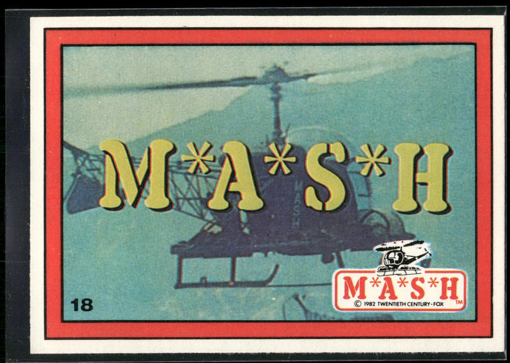1982 Donruss M*A*S*H #18 Logo