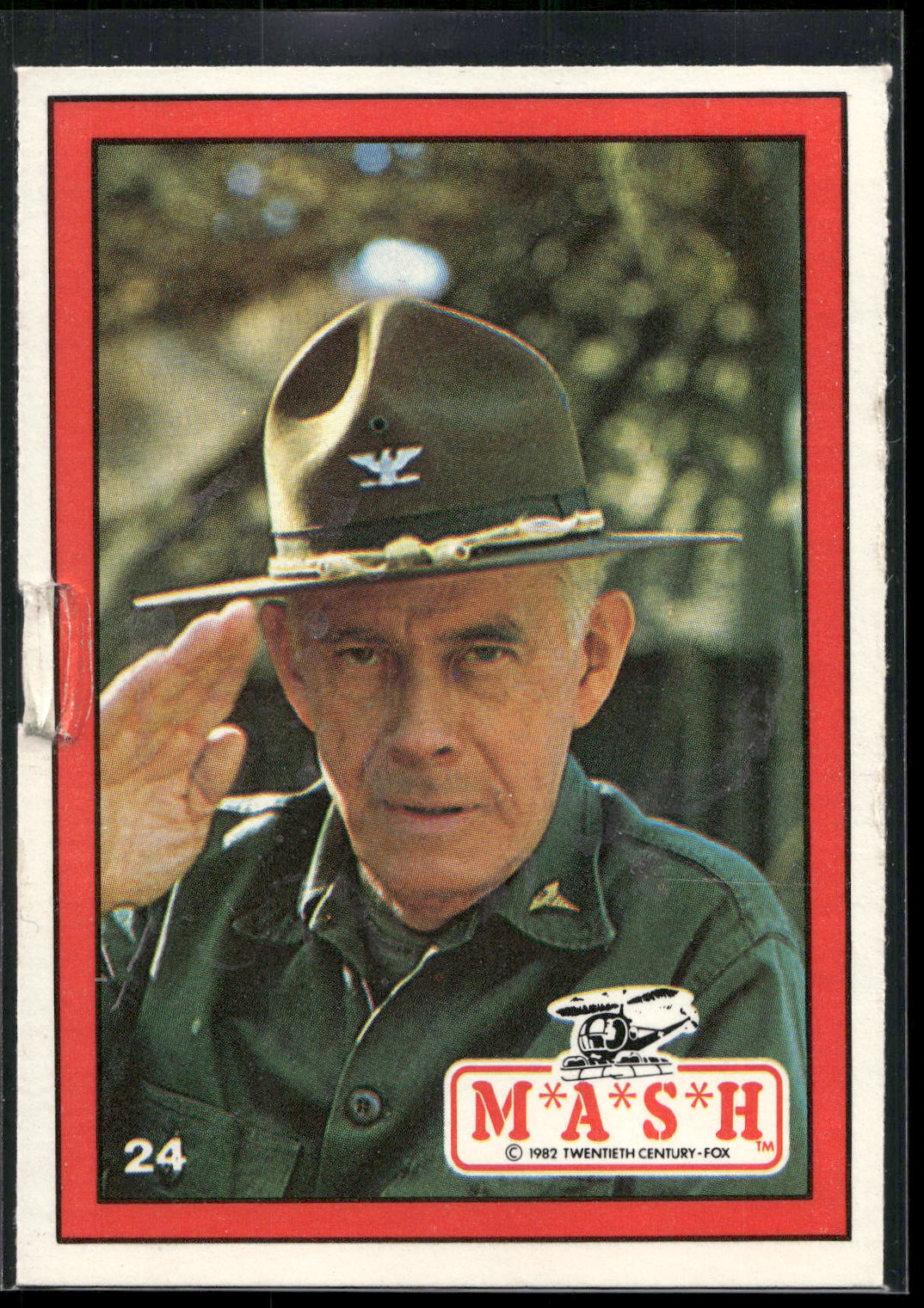 1982 Donruss M*A*S*H #24 Colonel Sherman T. Potter