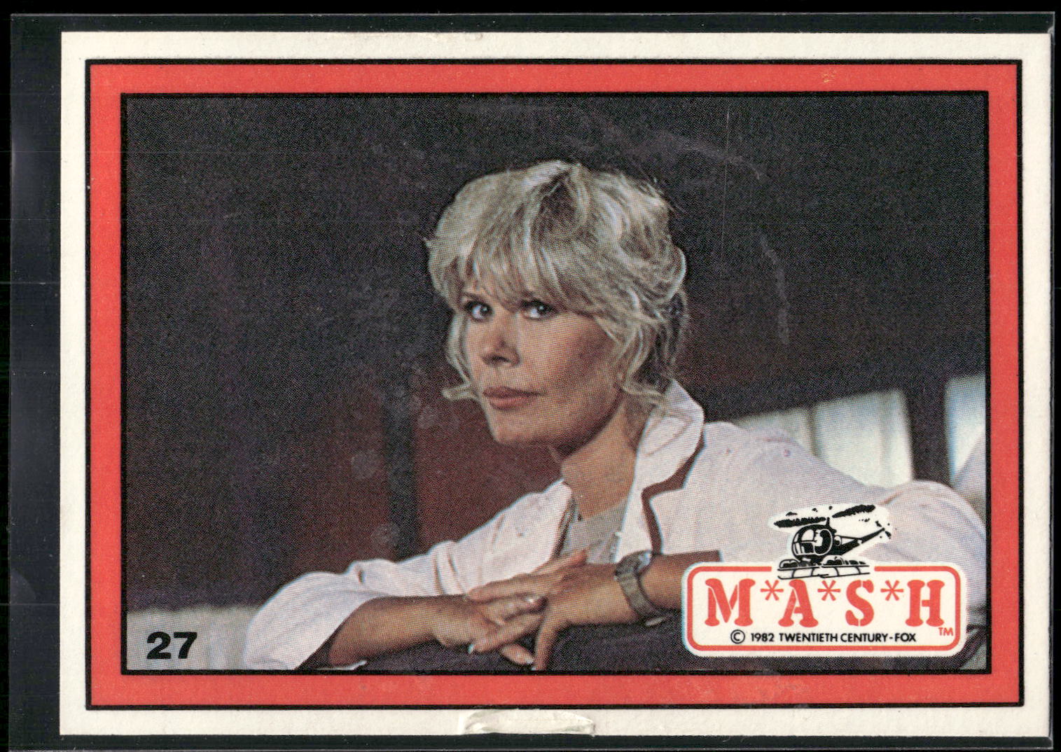 1982 Donruss M*A*S*H #27 ''Hot Lips'' Houlihan