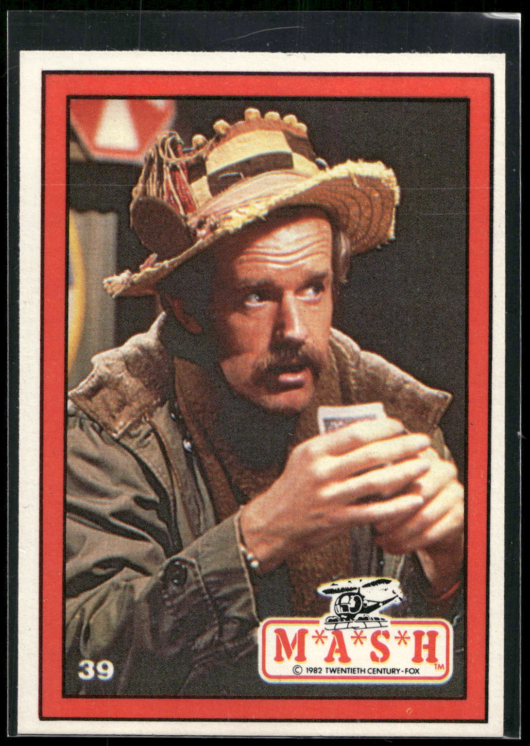 1982 Donruss M*A*S*H #39 BJ playing cards