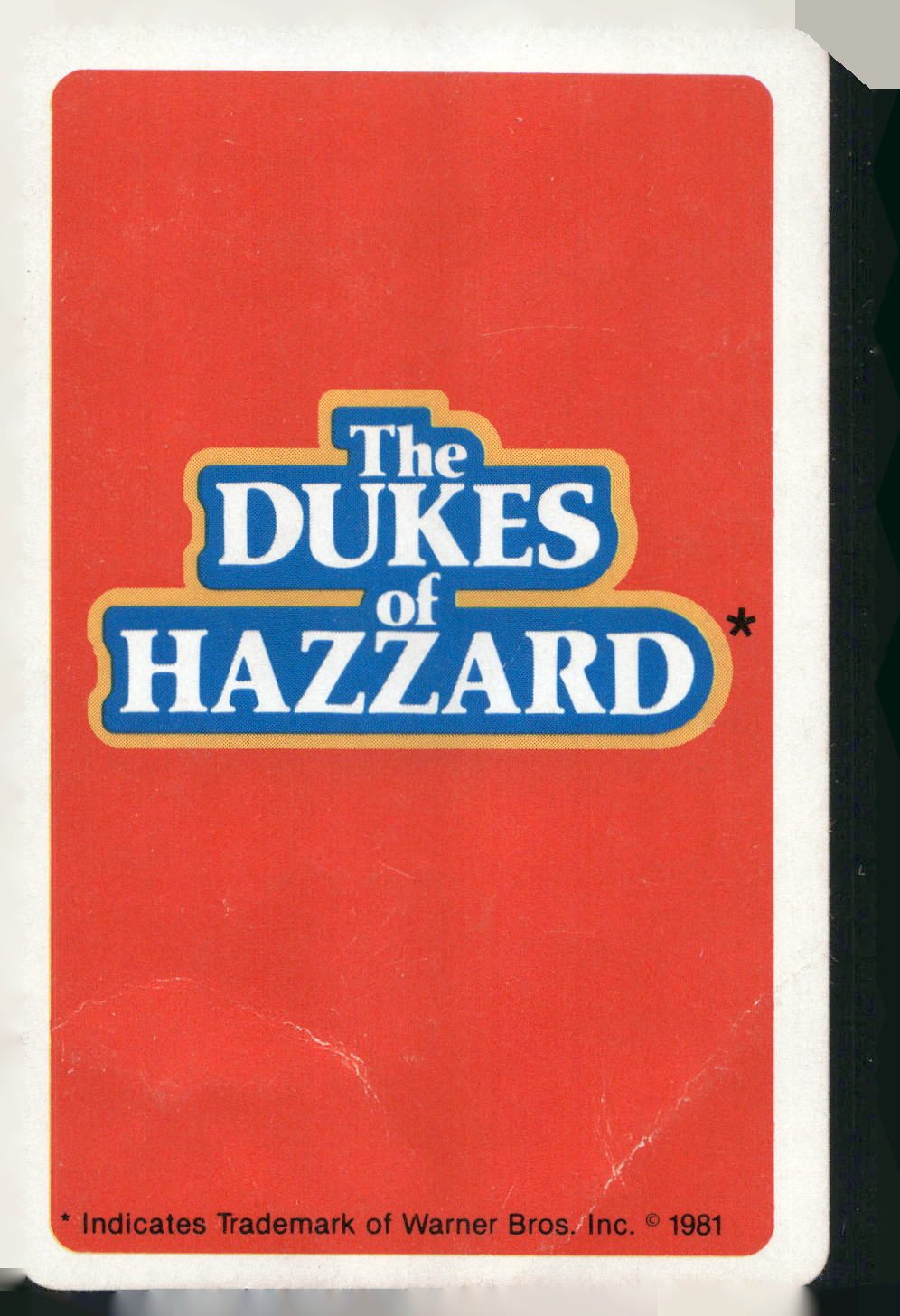 1981 International Games Dukes of Hazzard #10 Boss Hogg