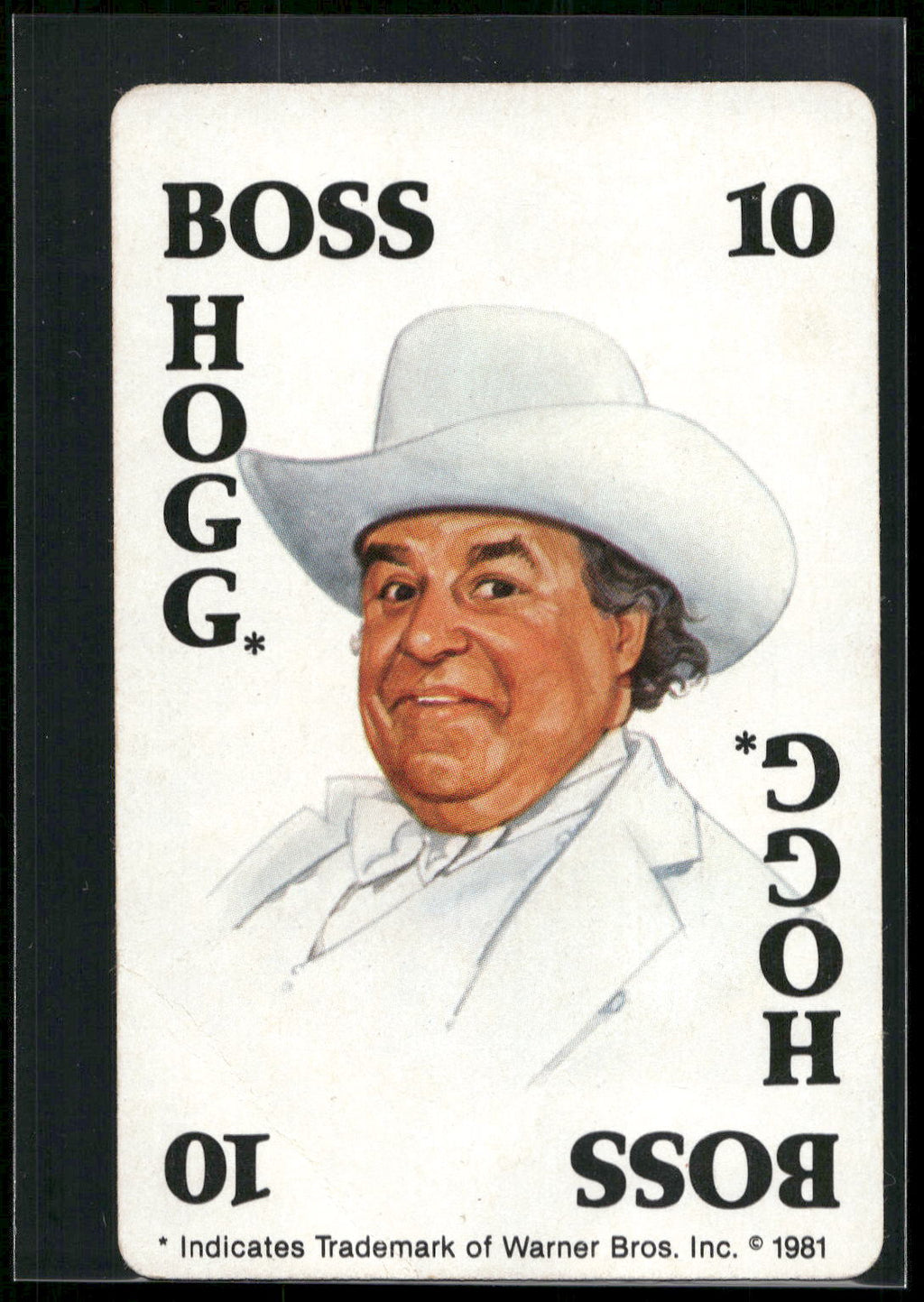 1981 International Games Dukes of Hazzard #10 Boss Hogg