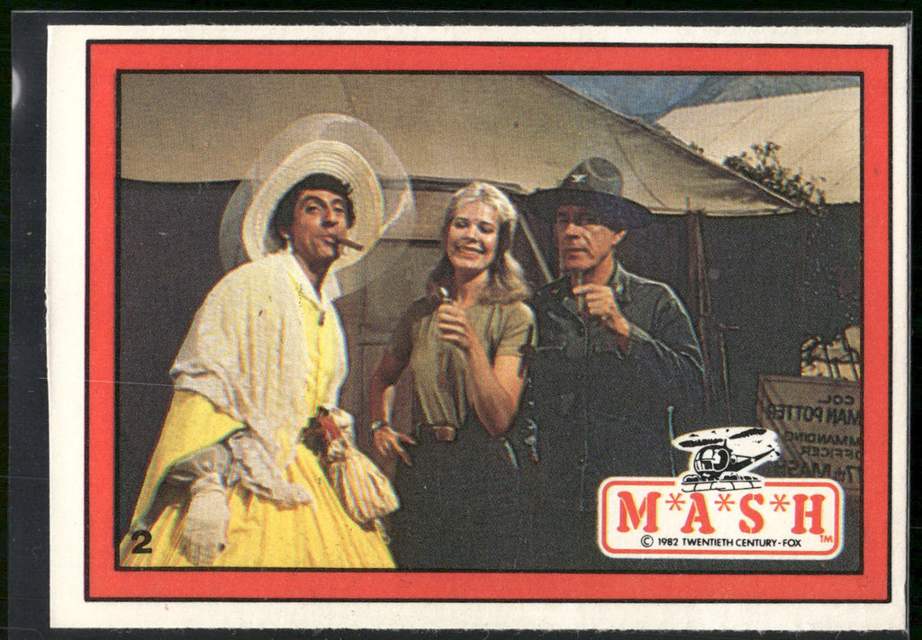1982 Donruss M*A*S*H #2 Klinger, Margaret & Colonel Potter