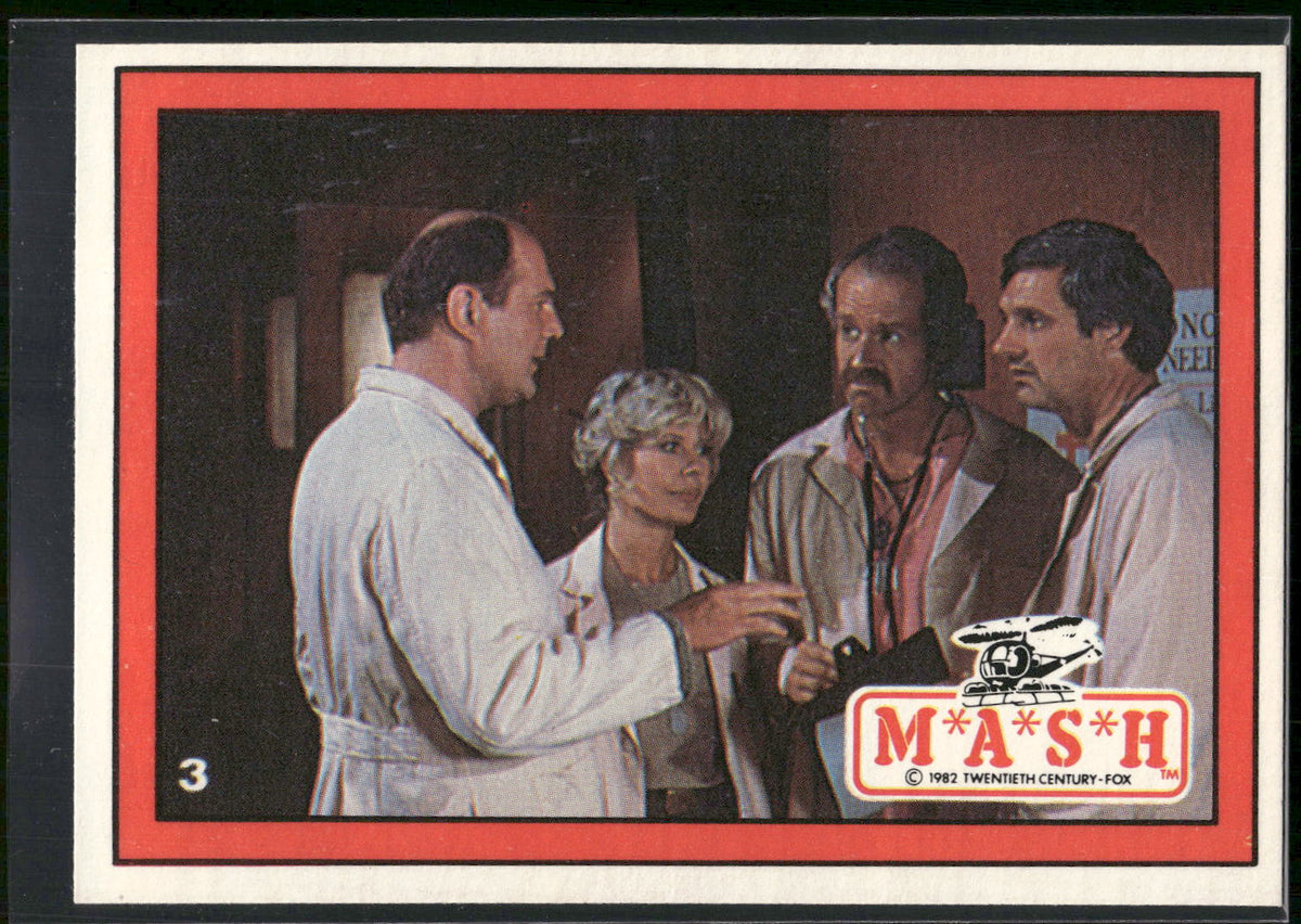 1982 Donruss M*A*S*H #3 Doctors in conference