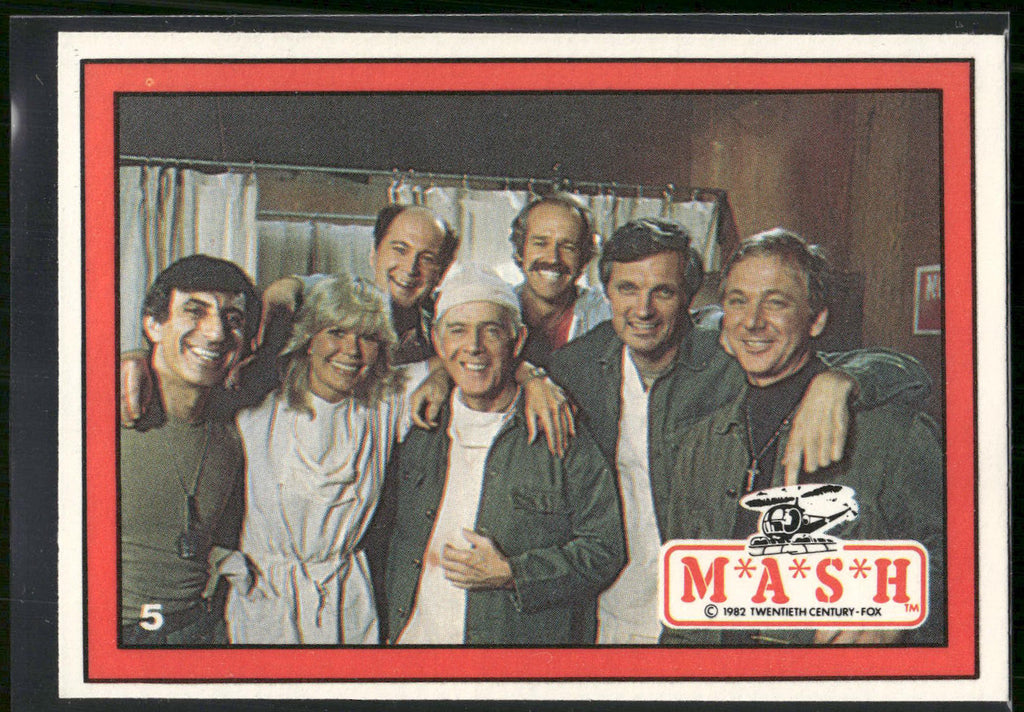 1982 Donruss M*A*S*H #5 Cast photo, pre-op