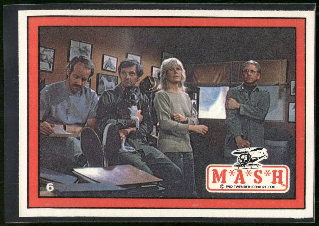 1982 Donruss M*A*S*H #6 Sitting around the office