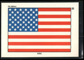 1991 Topps Desert Storm #23 USA Flag Stickers