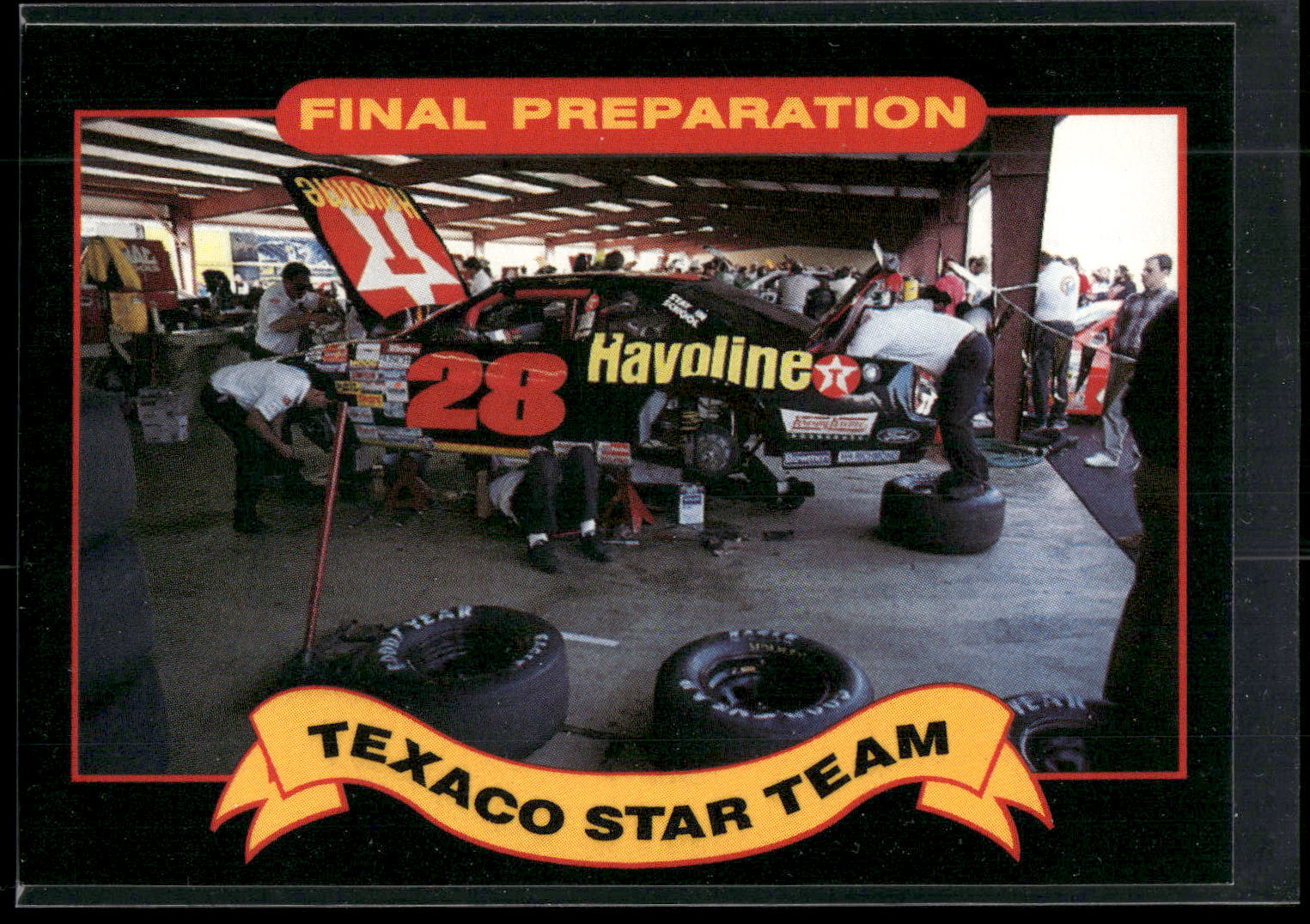 1992 Maxx Texaco Davey Allison #8 Final Preparation