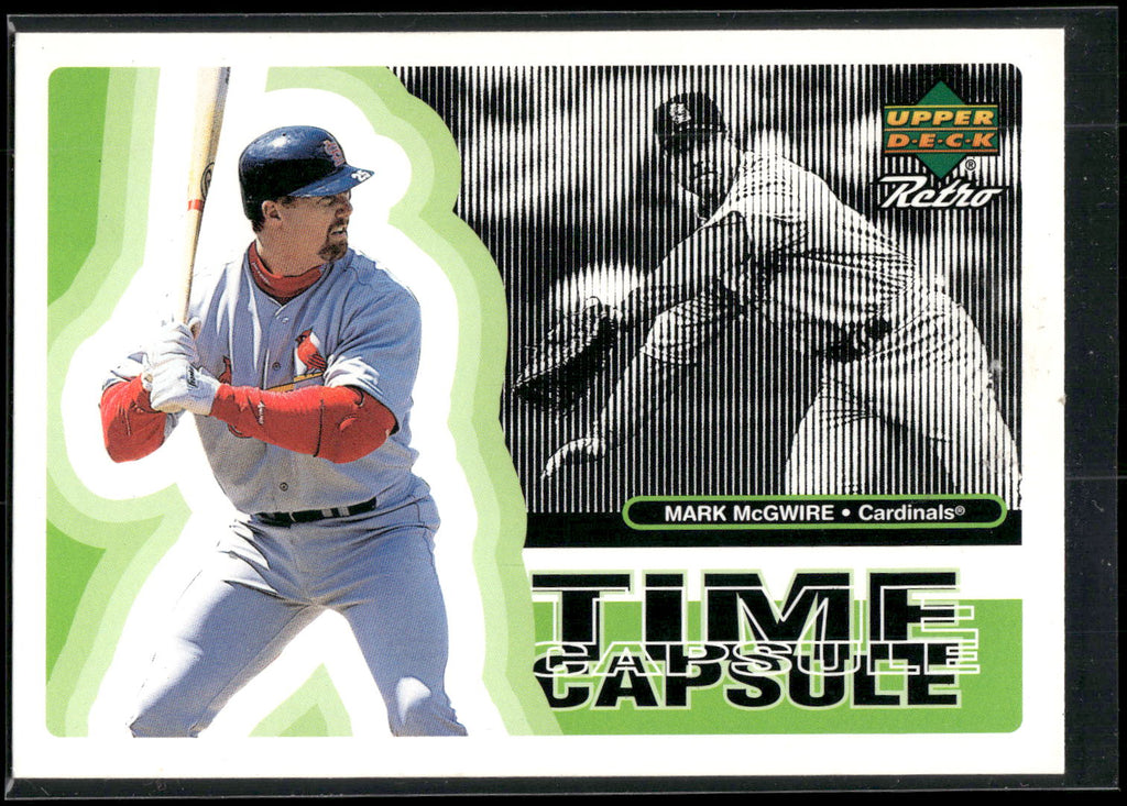 1998 Upper Deck Retro #TC47 Mark McGwire Time Capsule