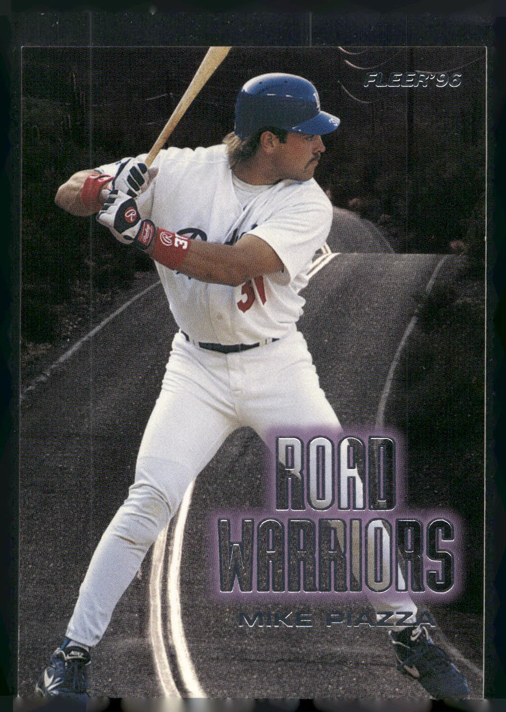 1996 Fleer #5 Mike Piazza Road Warriors