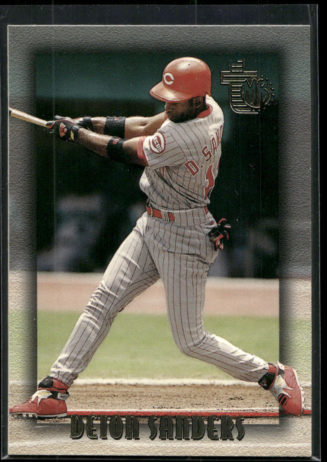 1995 Topps Embossed #12 Deion Sanders