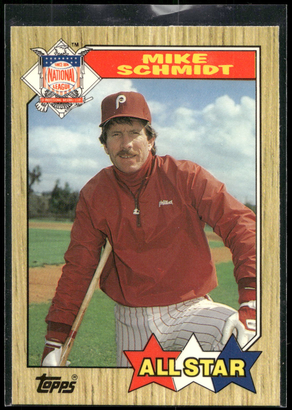 1987 Topps #597 Mike Schmidt