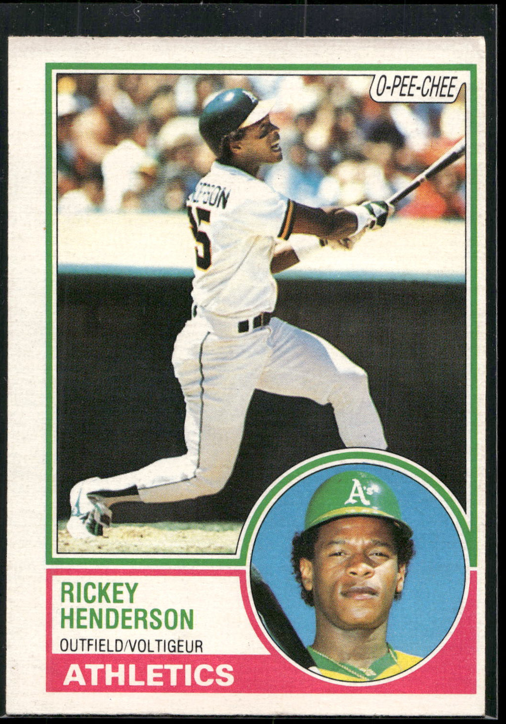 1983 Topps #180 Rickey Henderson
