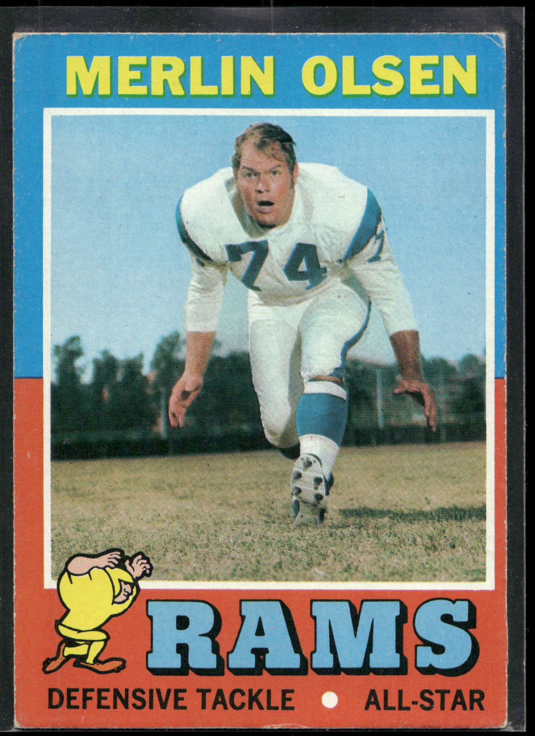 1971 Topps #125 Merlin Olsen