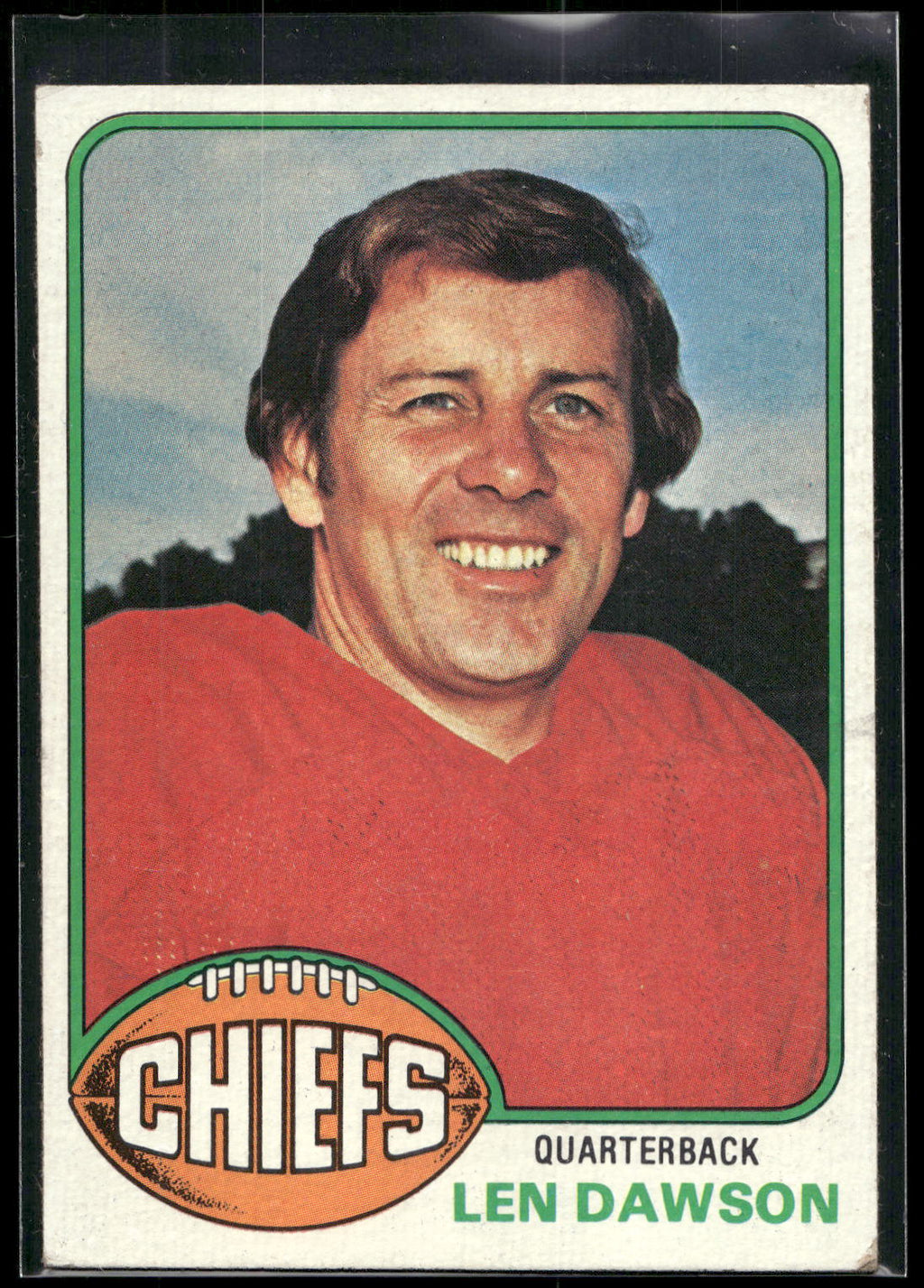 1976 Topps #308 Len Dawson