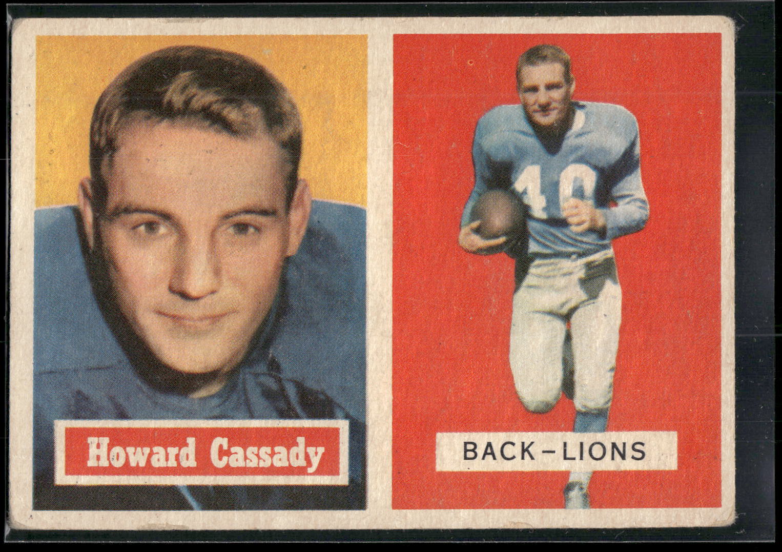 1957 Topps #80 Howard Cassady
