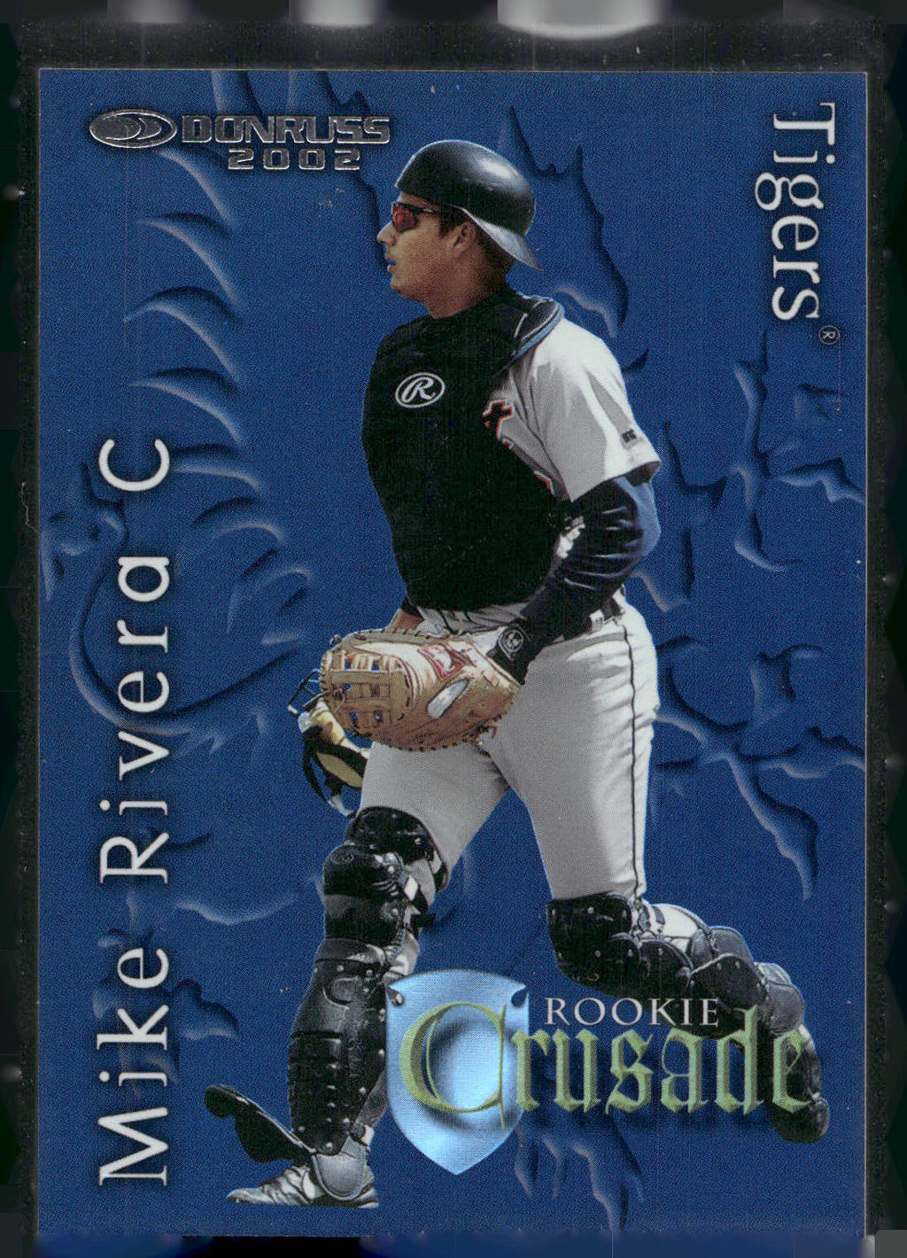 2002 Donruss The Rookies #RC-47 Mike Rivera Crusade #/1500