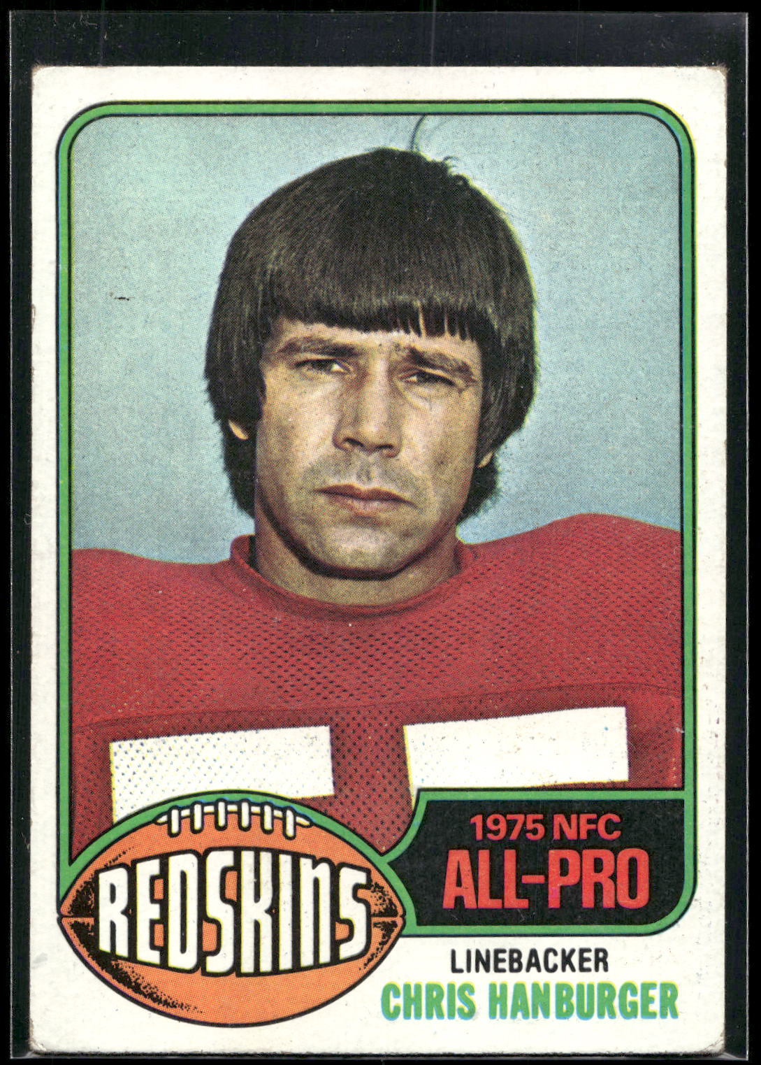 1976 Topps #330 Chris Hanburger