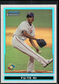 2009 Bowman #BCW20 Fu-Te Ni Chrome WBC Prospects Refractors #/599