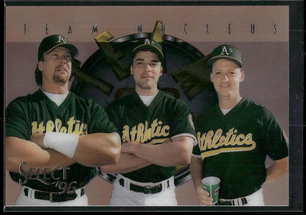1996 Select #5 Mark McGwire / Mike Bordick / Terry Steinbach Team Nucleus