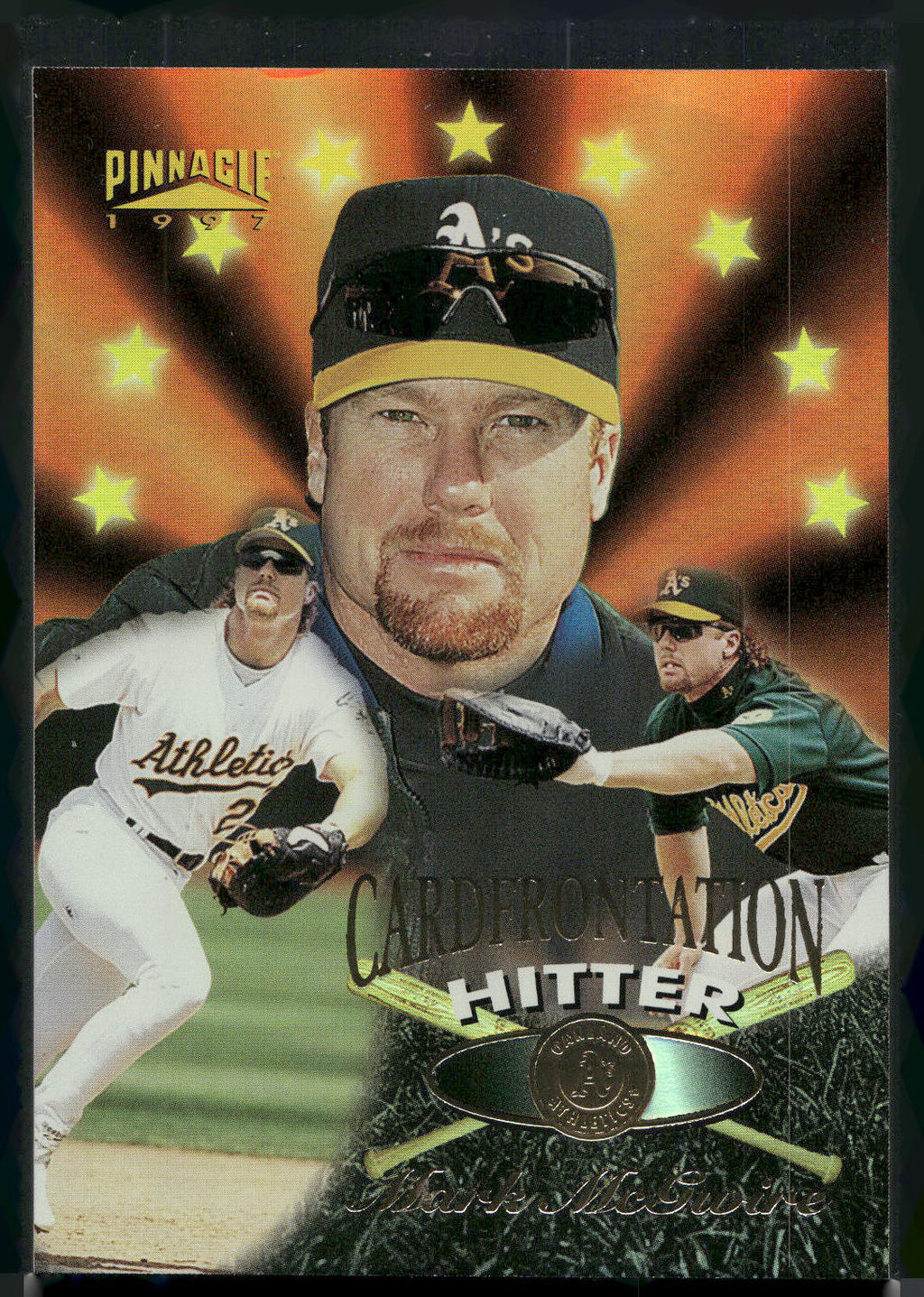 1997 Pinnacle #4 Mark McGwire / Kevin Appier Cardfrontations