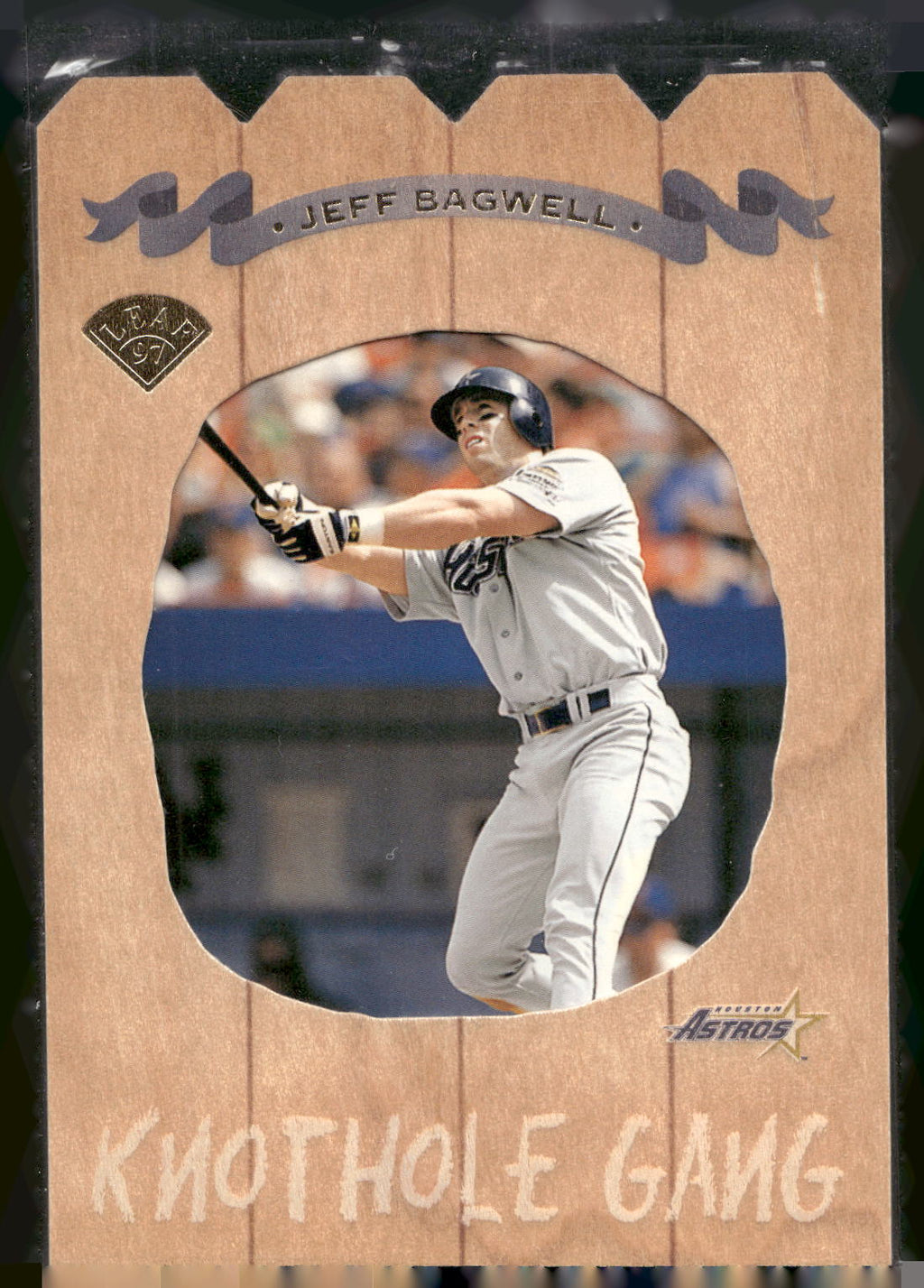 1997 Leaf #6 Jeff Bagwell Knothole Gang #/5000