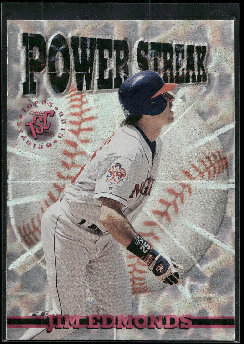 1996 Stadium Club #PS15 Jim Edmonds Power Streak