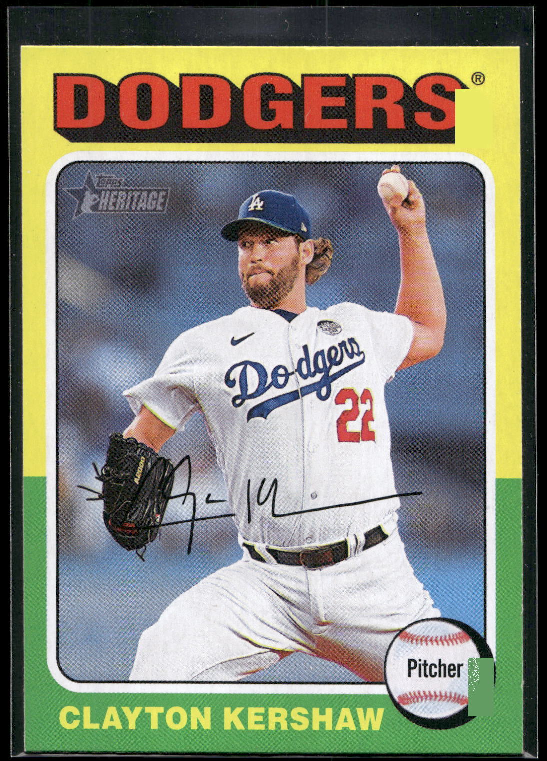 2024 Topps Heritage #386 Clayton Kershaw