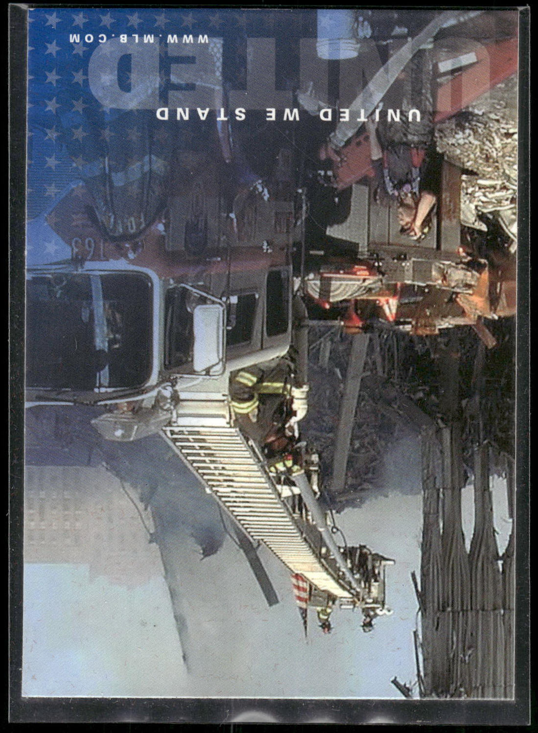 2001 Upper Deck Legends of New York #USA12 FDNY / NYPD United We Stand