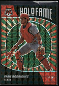 2022 Panini Mosaic #HF-12 Ivan Rodriguez Holofame Reactive Orange Mosaic #/99