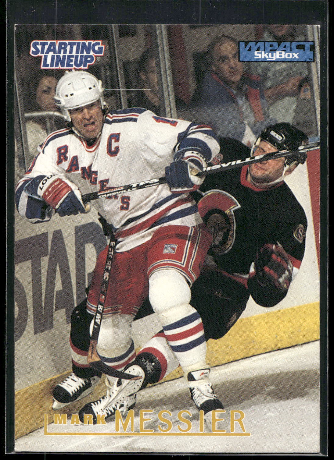 1996 Kenner/SkyBox Impact Starting Lineup Cards #53334700 Mark Messier