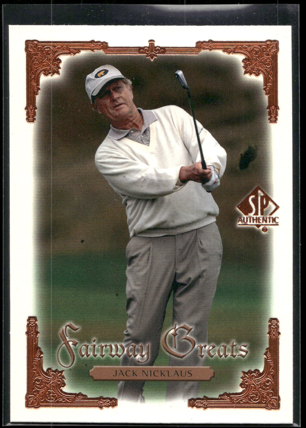 2001 SP Authentic #99 Jack Nicklaus