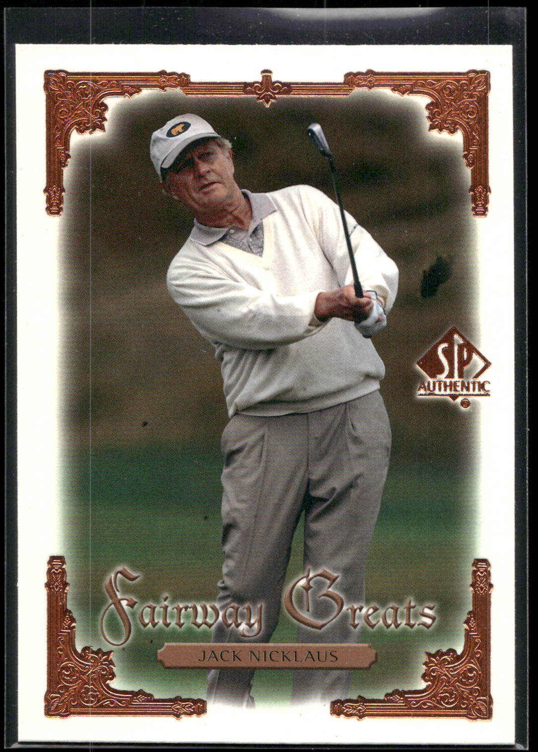 2001 SP Authentic #99 Jack Nicklaus