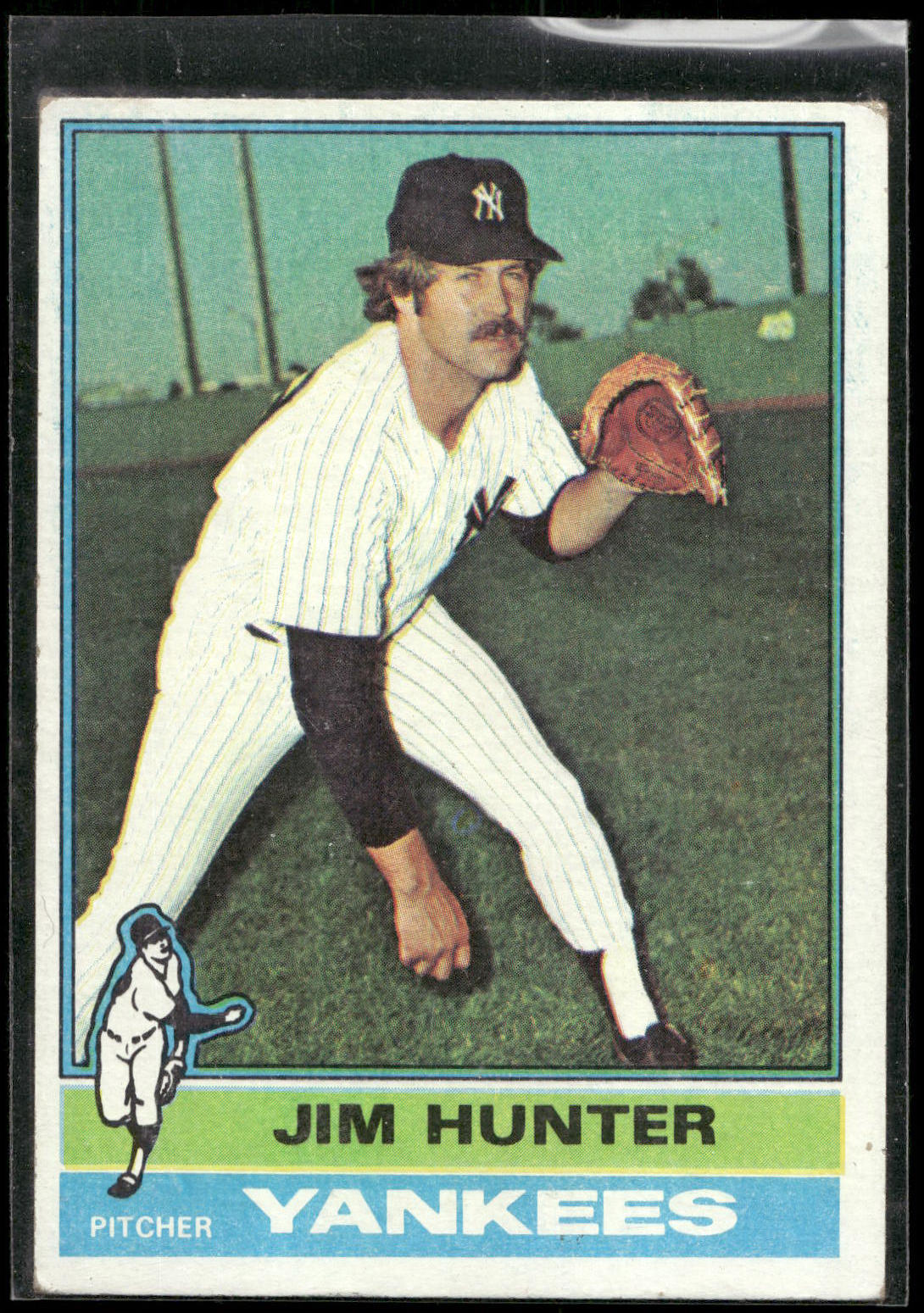 1976 Topps #100 Jim Hunter