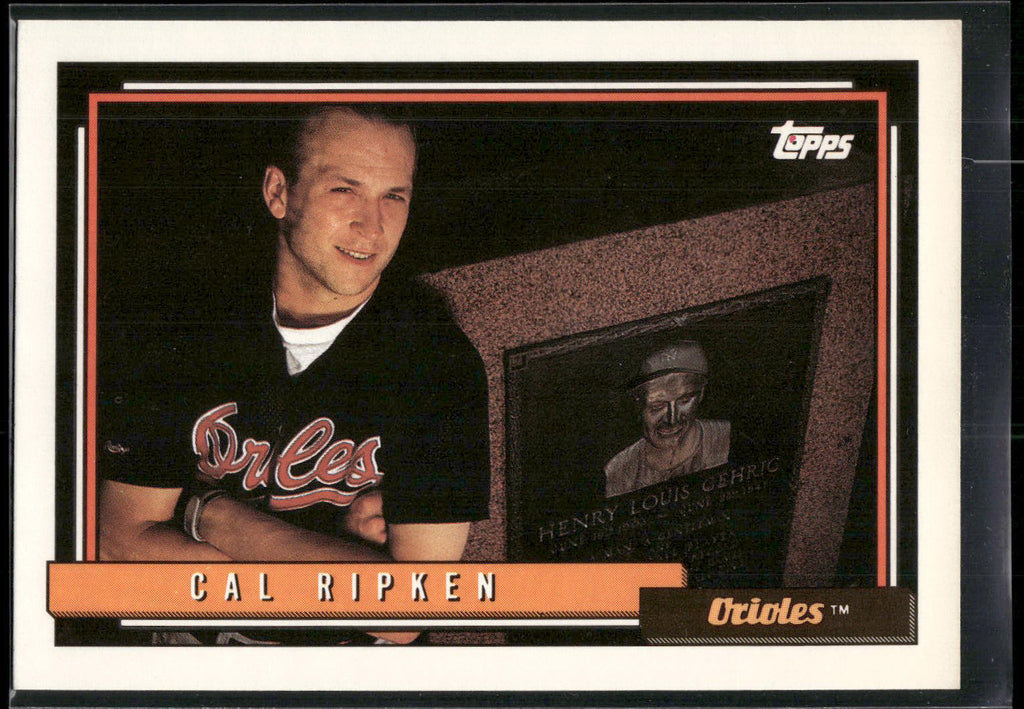 1992 Topps #40 Cal Ripken