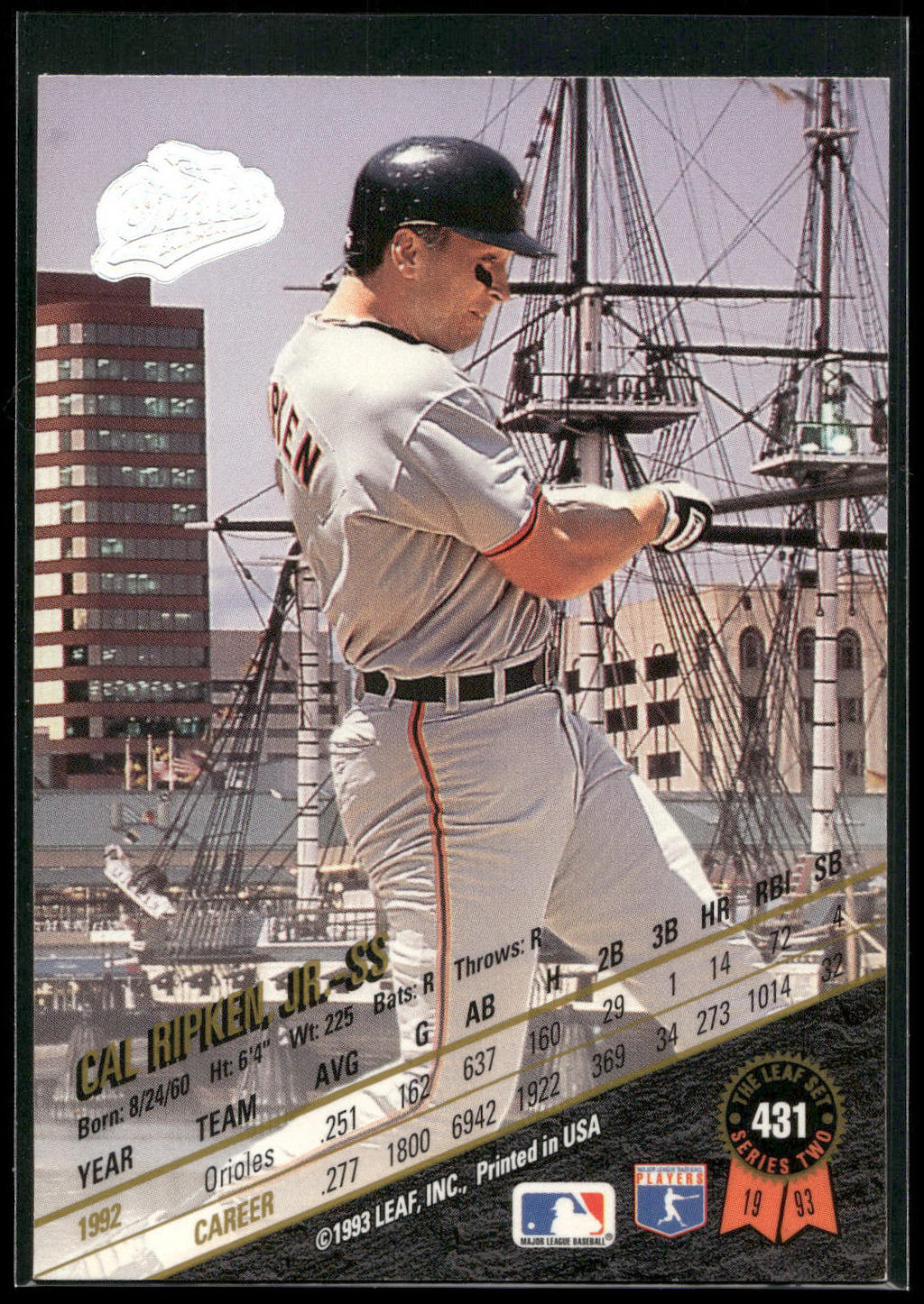 1993 Leaf #431 Cal Ripken, Jr.